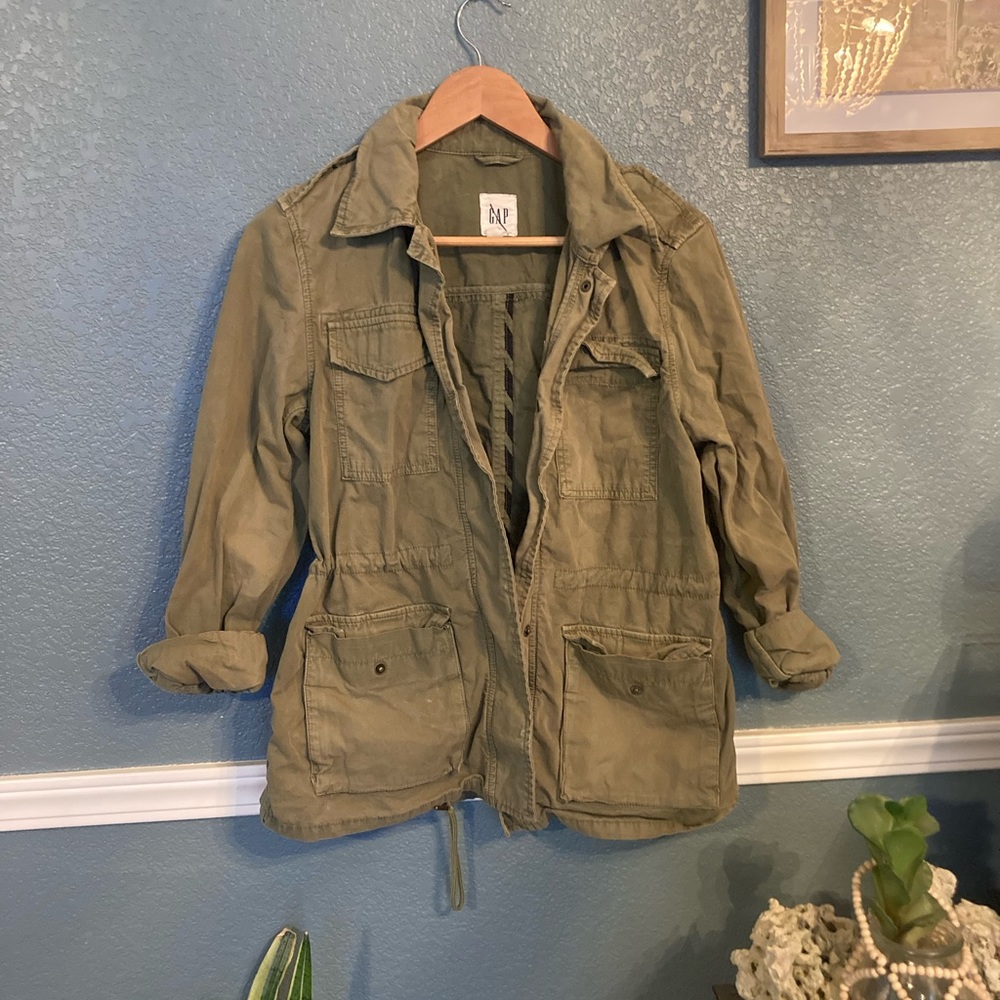 Gap Olive Green Cargo Jacket